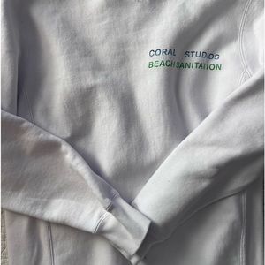 coral studios beach sanitation crewneck